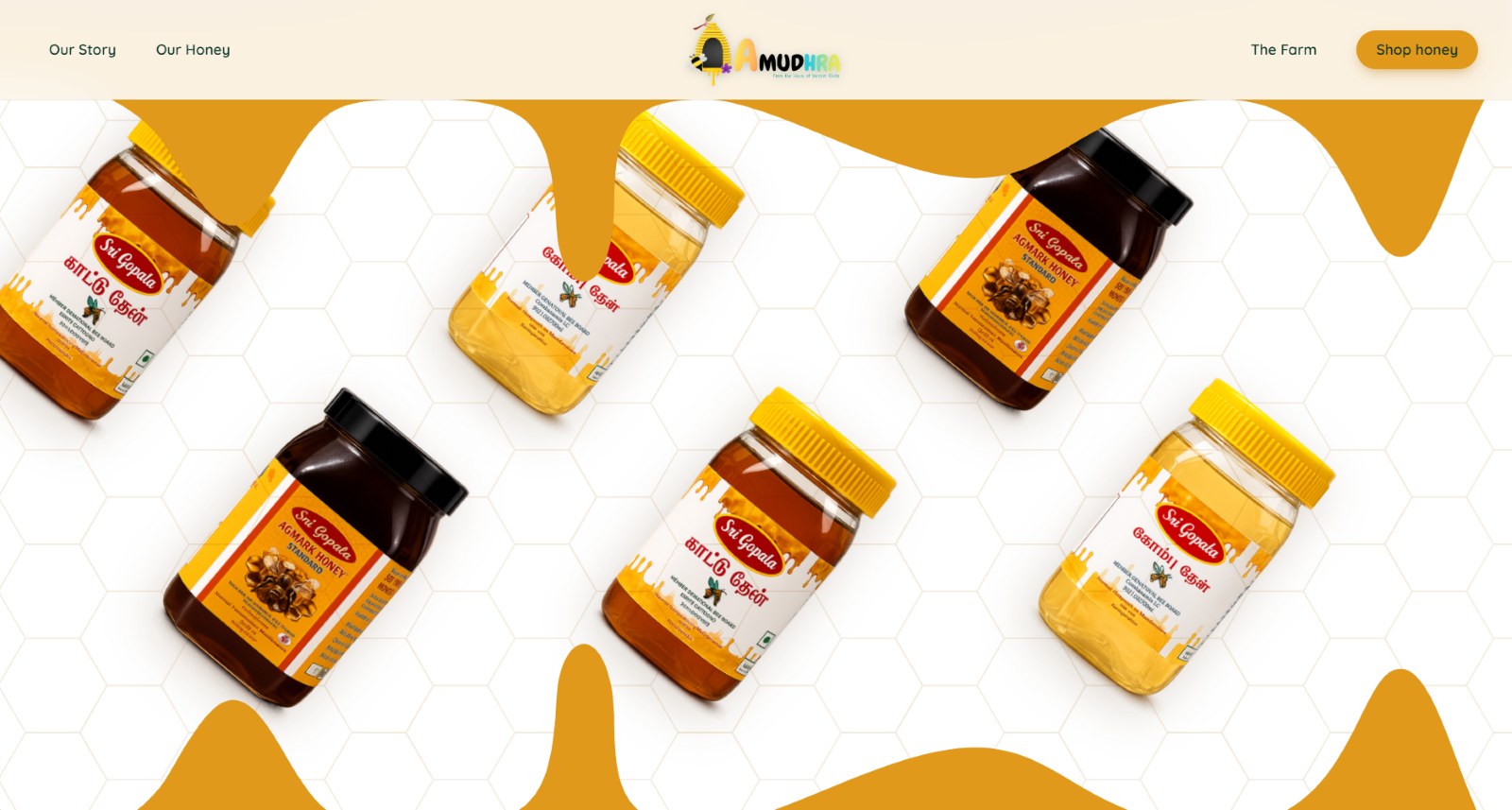 Amudhra - honey product range