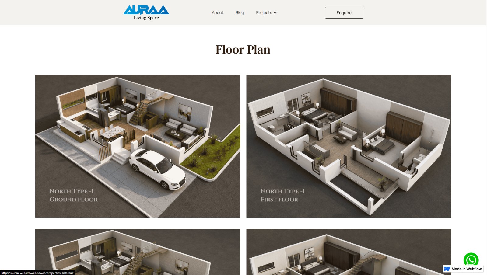 Auraa Living Space - floor plan