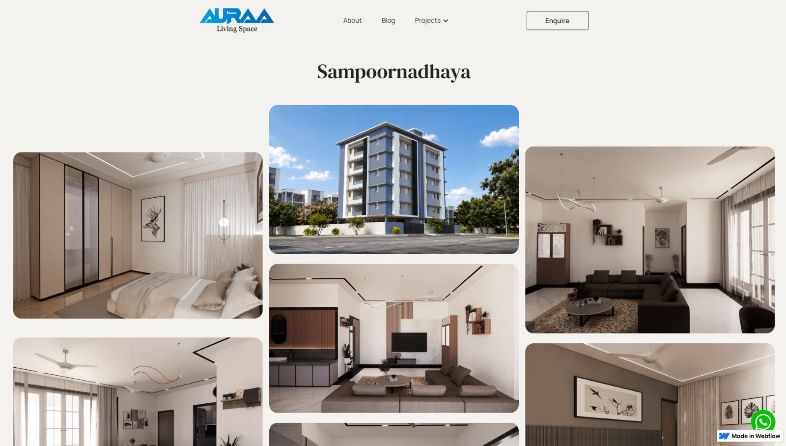 Auraa Living Space - Sampoornadhaya project